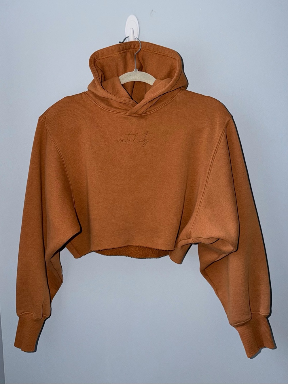 Balance Athletica Vitality Cropped Hoodie Light Rust Small
